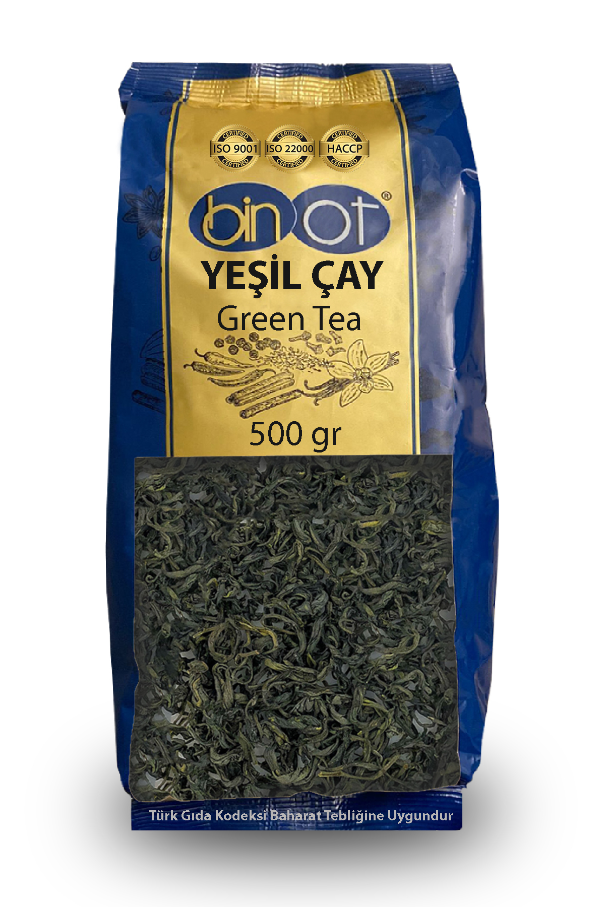 BİNOT YEŞİL ÇAY 500 GR